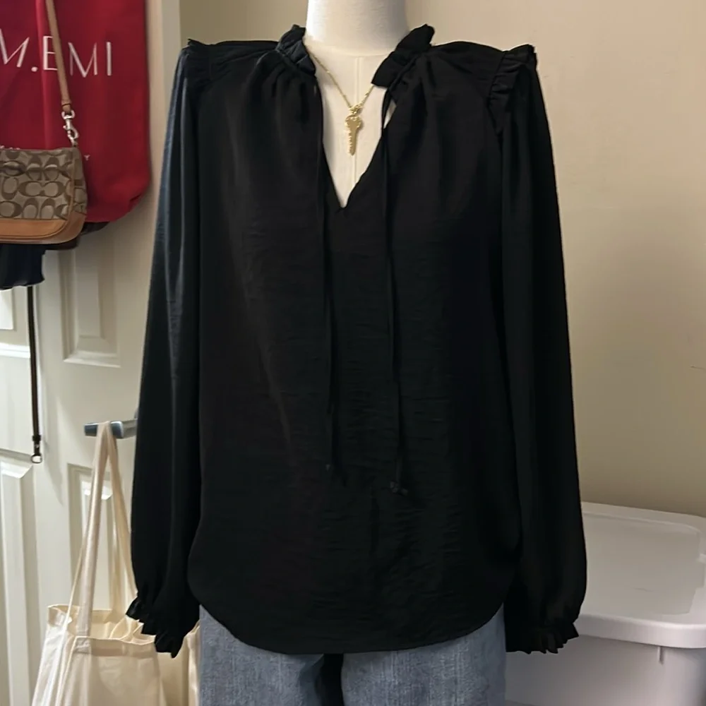 Knox Rose Kids Black Bottoms XS Oversized - Picture 7 of 7